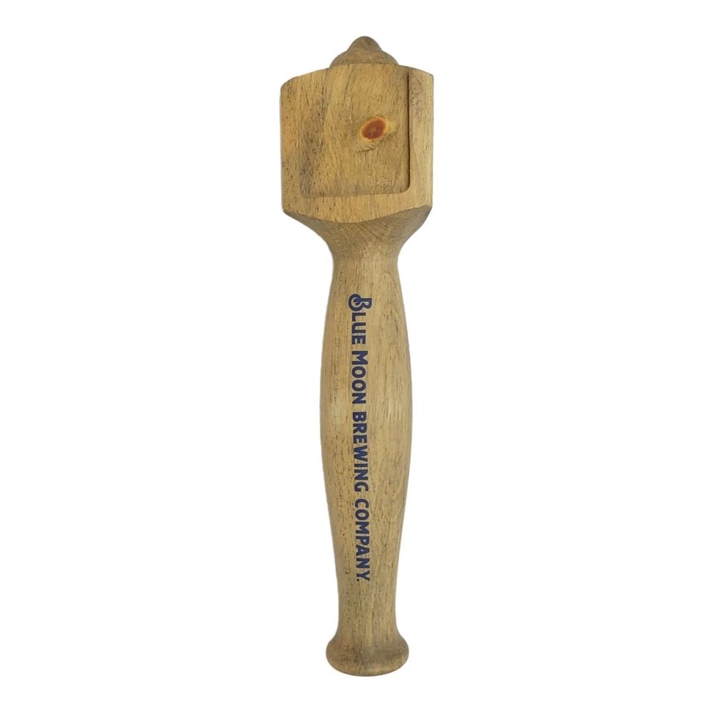 Blue Moon Brewing Company Wooden Beer Tap Handle 11.5" Knob Pub Bar Keg Man Cave